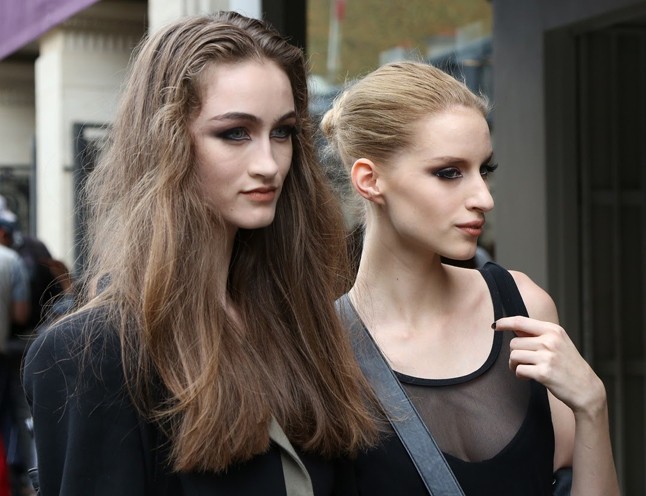 Adamik Luca és Birkner Tímea Jean-Paul Gaultier show-ja után