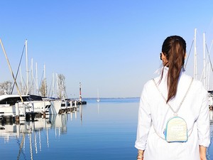 Eöttevényi Zsófi a lehető legjobb helyen fejezi be a hetet: a Balatonon