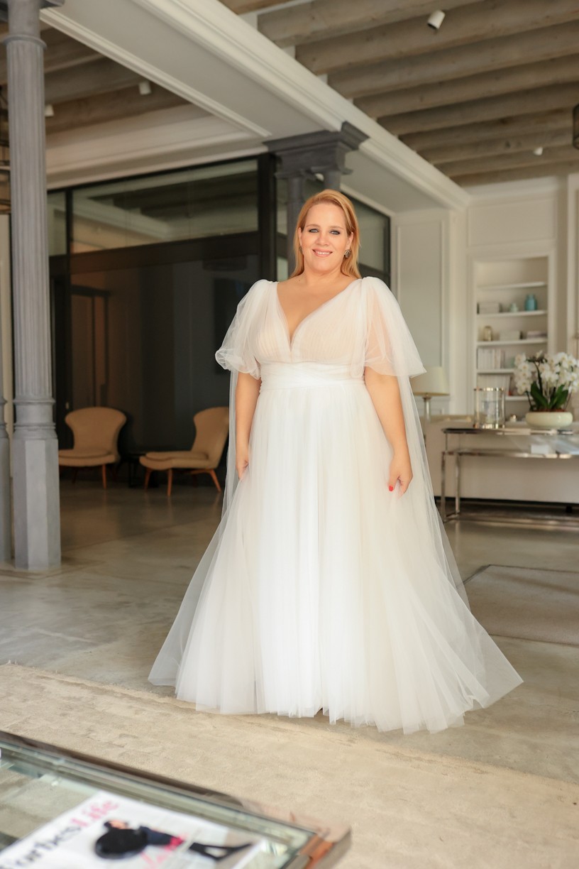 Tóth Vera Daalarna tervezte esküvői ruhája könnyed, varázslatos darab lett Fotó: Schuster Hanna- Daalarna