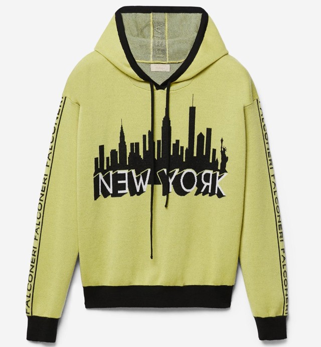 4. Csak lazán! - Sportos kapucnis gyapjú pulóver FALCONERI falconeri.com