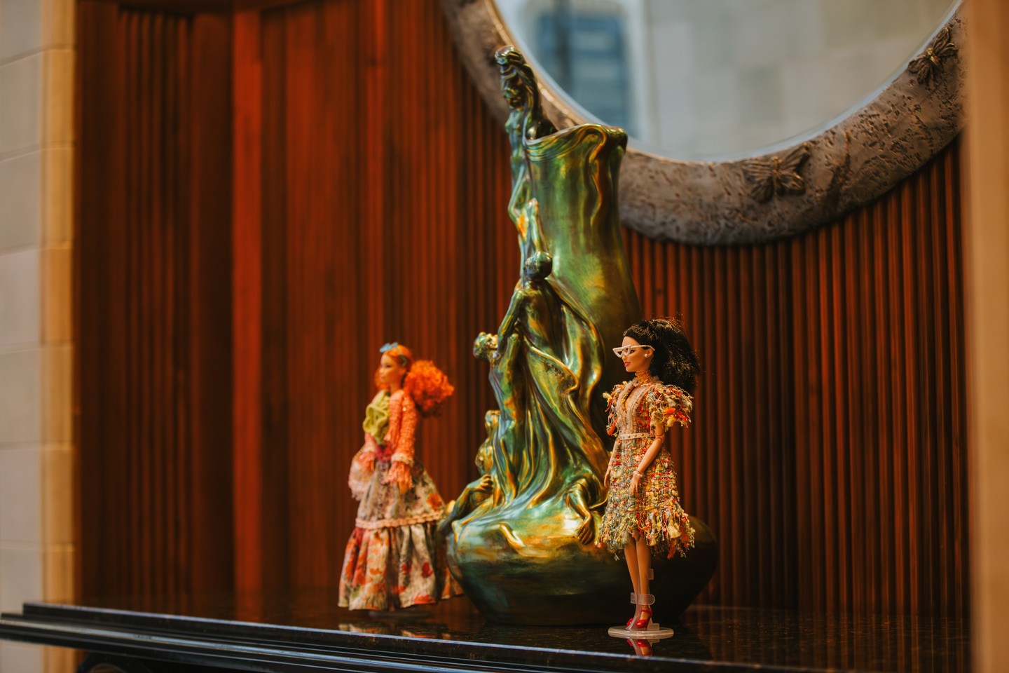 A Barbie baba Sentiments ruhákban parádézott a csodálatos Four Seasons Hotel Greshem Palace-ban