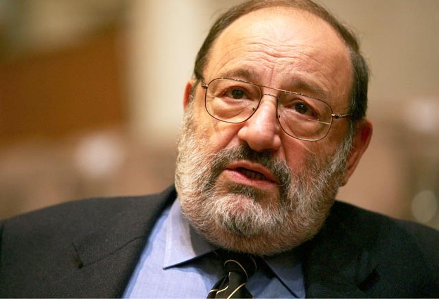 Umberto Eco – a 20. század egyik legnagyobb írója február 19-én hunyt el 84 éves korában.
