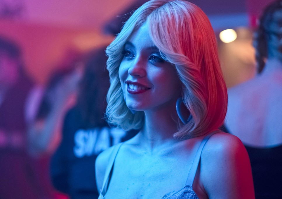 Sydney Sweeney 2019-ben, az HBO-n futó Eufória sorozatban.