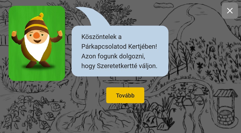 A szimbolikus kert segít, hogy kívülről is rálássunk a kapcsolatunk működésére
