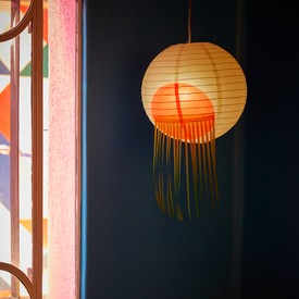 Az egyik ikonikus darab függőlámpaernyő