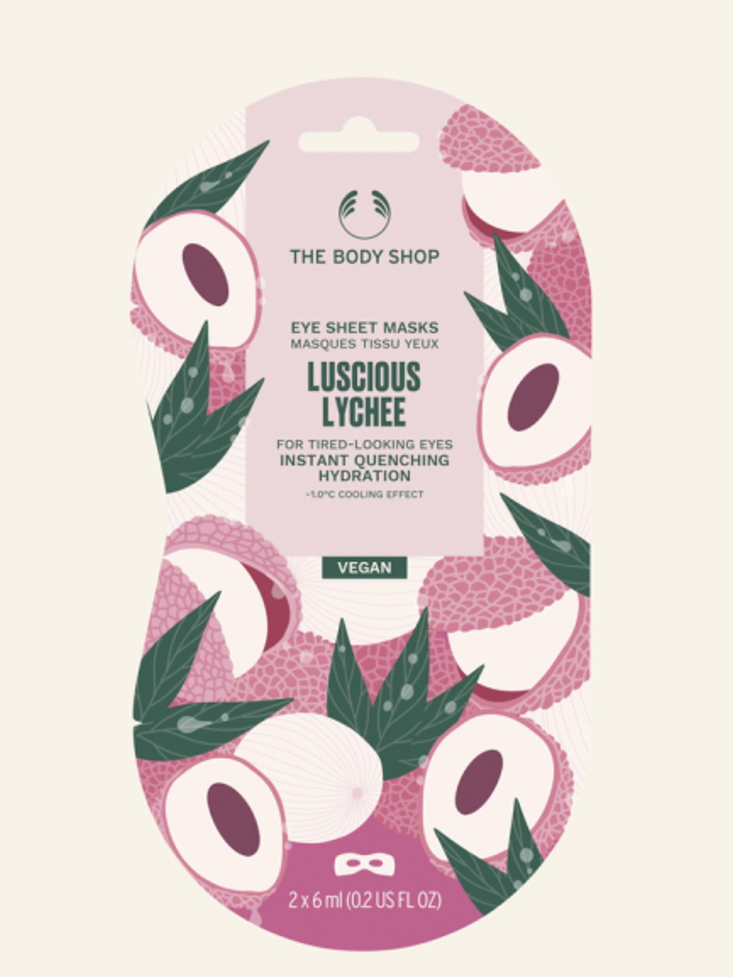 Luscious Lychee szemkörnyékápoló maszk THE BODY SHOP 2490 Ft