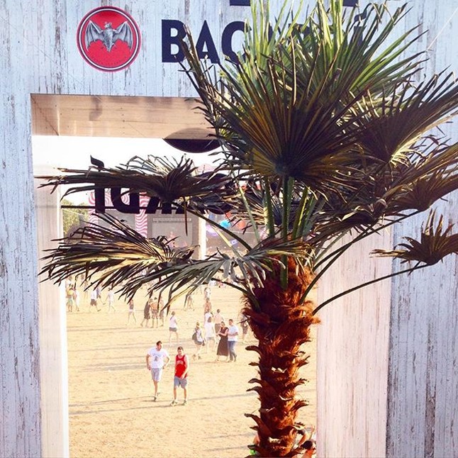 A Bacardi teraszáról.