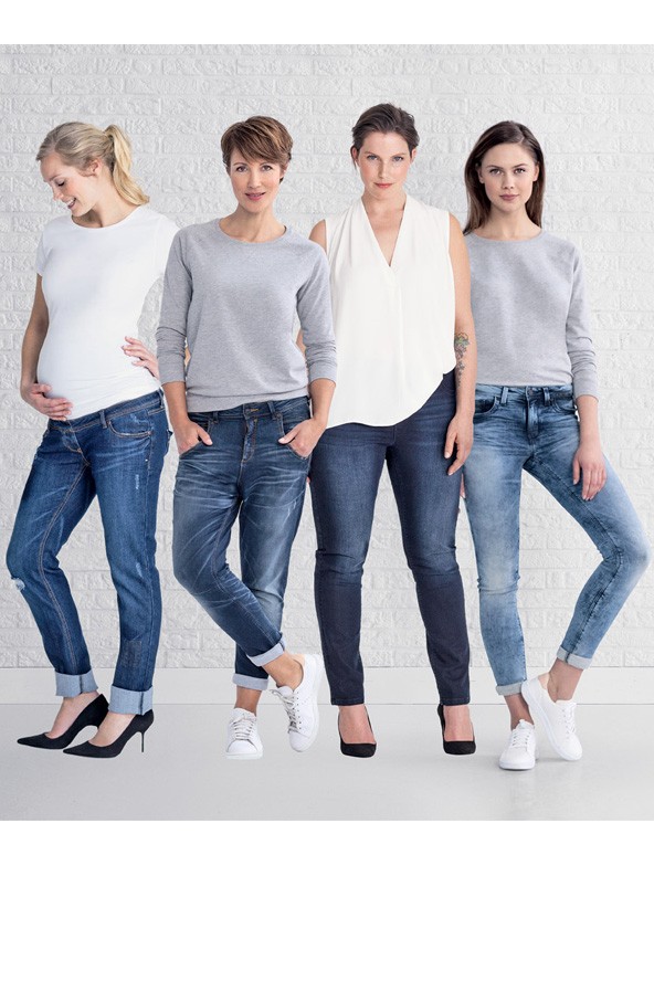 Az életünk során sokféle formában van a testünk. A C&A mindenkire tervezett farmereket.