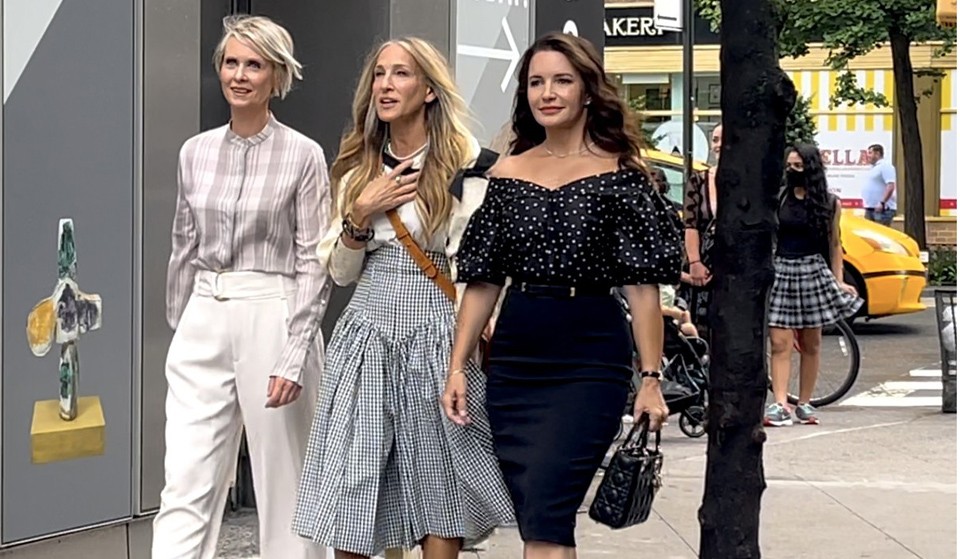 Első fotók a Szex és New York folytatásának forgatásáról: Cynthia Nixon, Sarah Jessica Parker és Kristin Davis