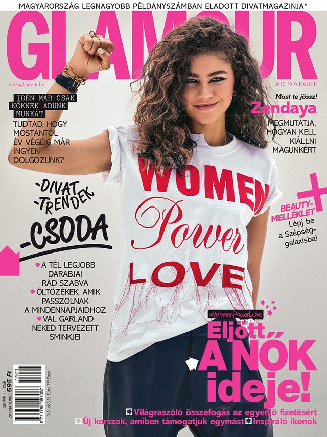 Zendaya amellett hogy remek színésznő, vérbeli aktivista, aki örömmel vállalta a GLAMOUR felkérését, hogy álljon ki velünk a nők egyenlő bérezése mellett