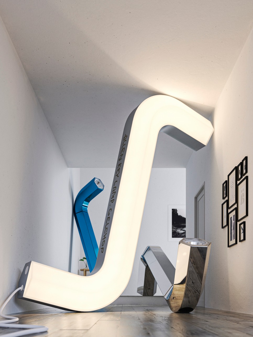 LED-es zseblámpa, imbuszkulcs alakú ezüstszínű 20 cm, 8 990 Ft, LED-es asztali lámpa, imbuszkulcs alakú ezüstszínű/USB, 14 990 Ft