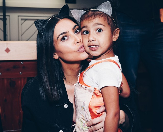 North West és Kim Kardashian 