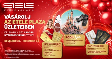 A karácsony varázsával vár az Etele Plaza!