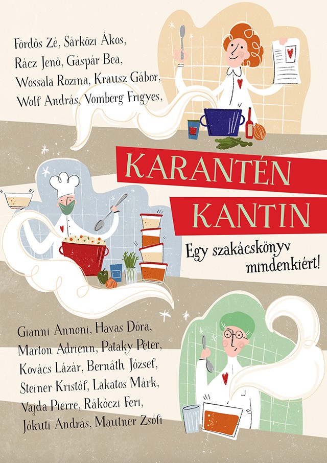 Töltsd le a Karantén Kantin digitális szakácskönyvet és jótékonykodj!