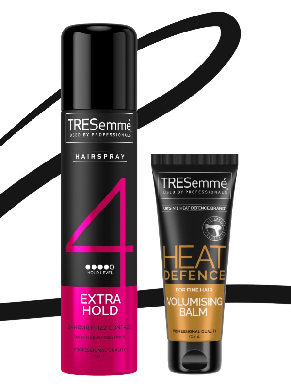 Ezek a TRESemmé termékek a te kollekciódból sem hiányozhatnak! - Extraerős tartást adó hajlakk 1699 Ft/250 ml | Hővédő krém vékonyszálú hajra 1699 Ft/70 ml