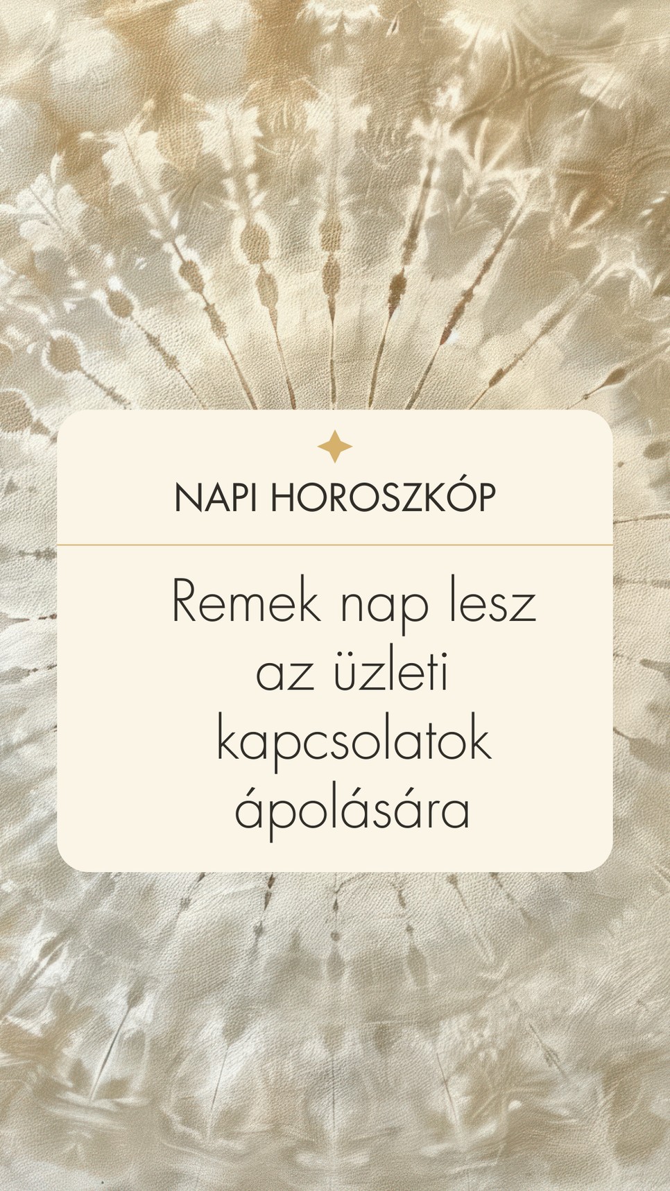 Napi horoszkóp: erre számíthatunk a mai napon
