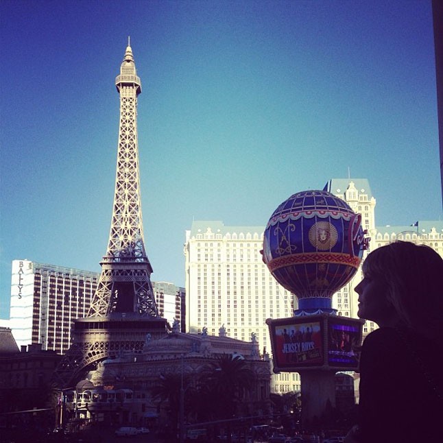 Nem, ez nem Párizs. Heidi Klum Las Vegasban ünnepelte a szilvesztert.