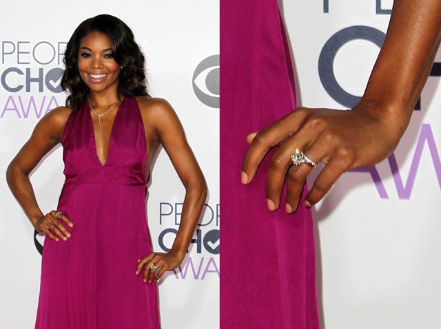 14. Gabrielle UnionGyűrű értéke: 1.38 millió ausztrál dollár - kb. 300 millió Ft