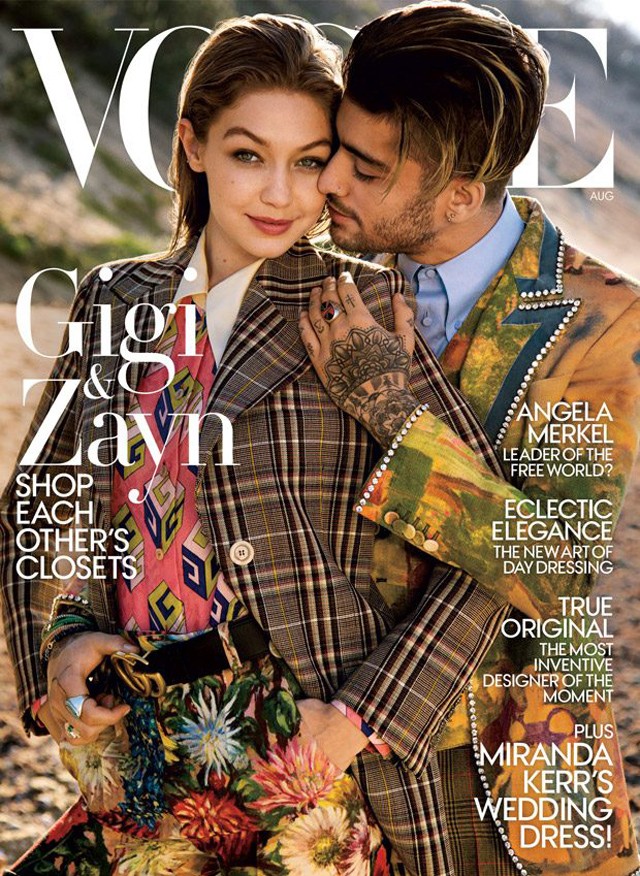 Zayn Malik és Gigi Hadid címlapja