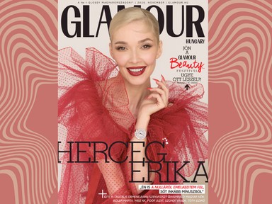 Herceg Erikával a címlapon, Beauty- és Mami melléklettel megjelent a GLAMOUR magazin novemberi száma