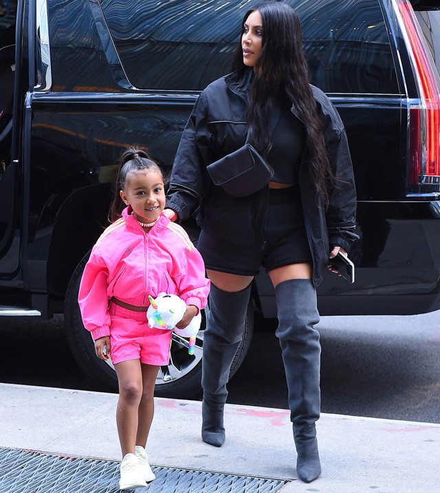 Kim Kardashian és North West