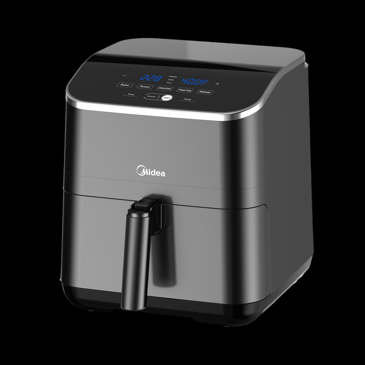 Egy airfryer nagyban megkönnyítheti a hétköznapokat, így figyelmes ajándék lehet bárki számára - a Praktiker digitális Midea Airfyere ráadásul kedvezményesen 49 990 Ft helyett most 39 992 Ft kerül