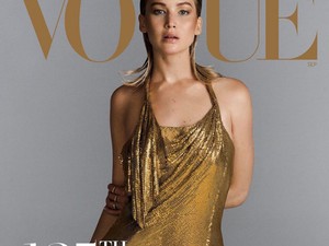 Jennifer Lawrence az évszázad Vogue címlapján, és még egy sztárfestő portrét is készített hozzá