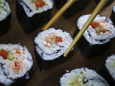 A sushiból készült sneaker egyszerűen őrület