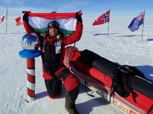 FAntarktiszi siker! -  Déli sark expedíció extrém sportolója célba ért
