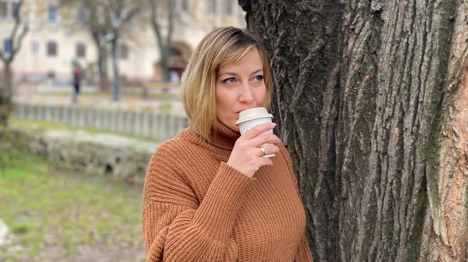 Kovács Marina a Leves'M Levesbár tulajdonosa