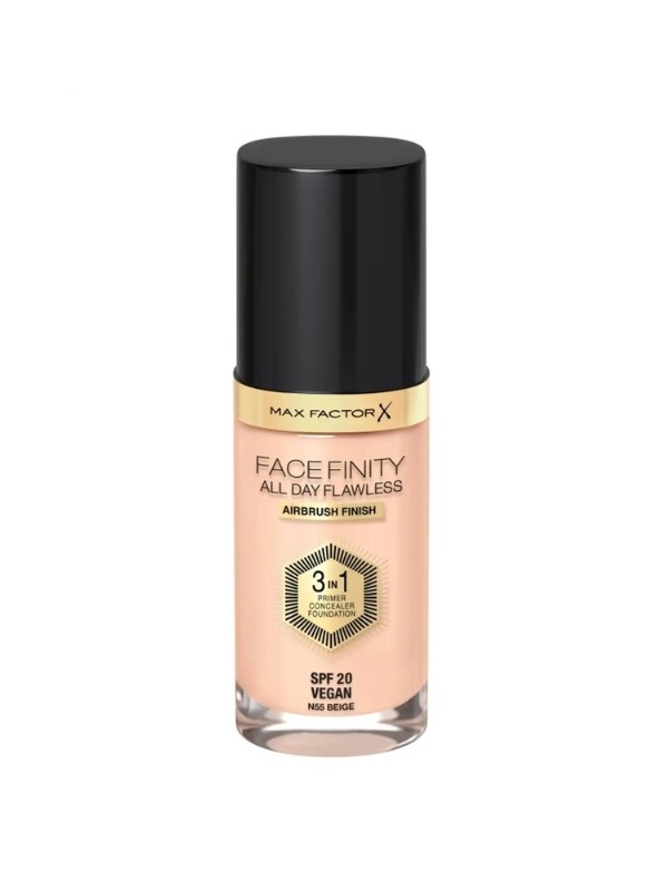 Facefinity alapozó (Beige) MAX FACTOR 4999 Ft/30 ml a Rossmann üzleteiben és online, GLAMOUR kuponnal, 35% kedvezménnyel 3249 Ft 
