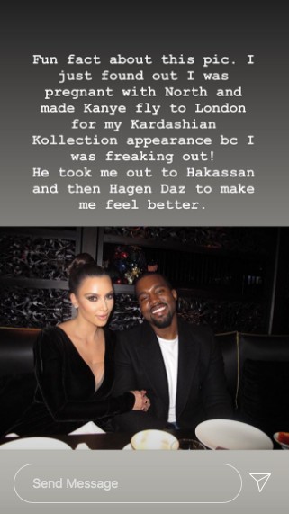 Kim Kardashian kedves várandós fotóval köszöntötte fel Kanye Westet a szülinapján