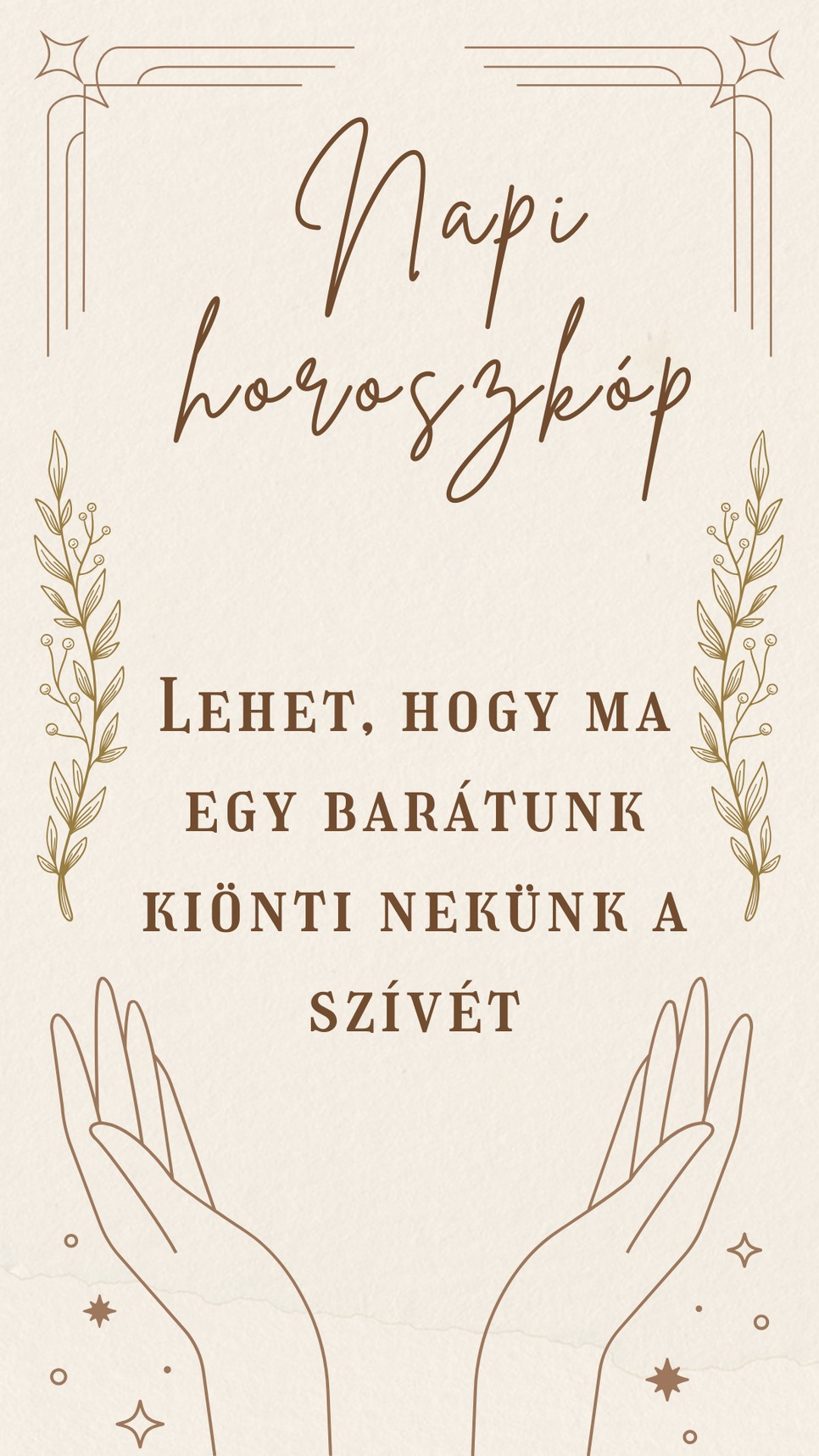 Napi horoszkóp: ma mások lelki problémáin is segíthetünk