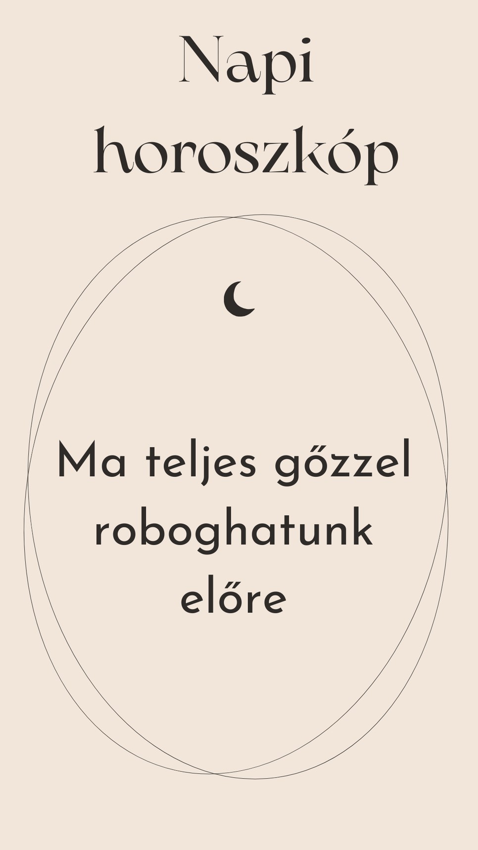 Napi horoszkóp: végre lendületben leszünk