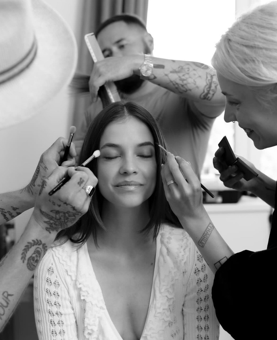 Palvin Barbi esküvői sminkjét Fazekas Richárd és Papp Denise készítette