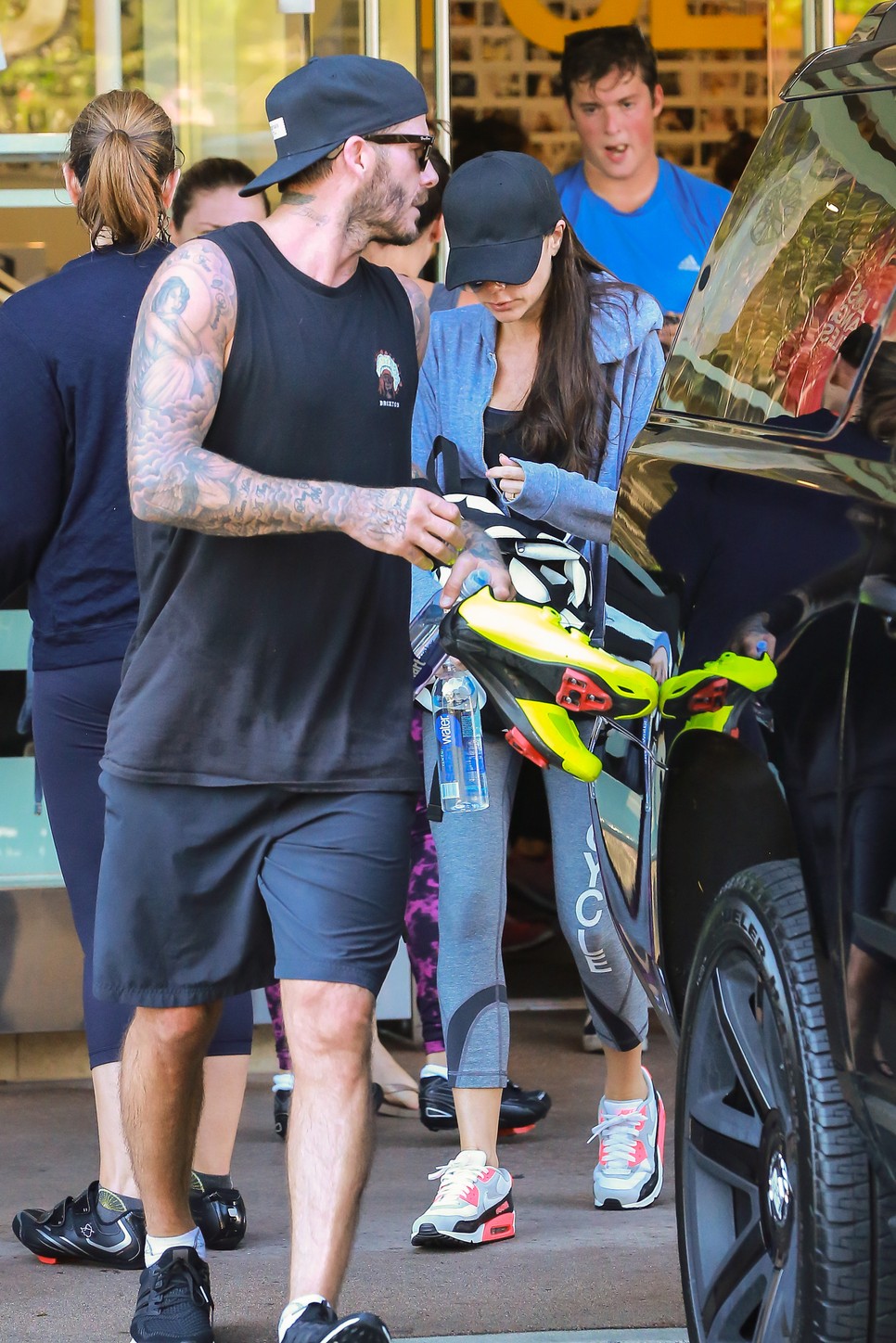 Victoria és David Beckham gyakran együtt edzenek