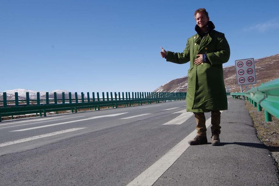 Németh Dániel rendszerint stoppal járja Európát