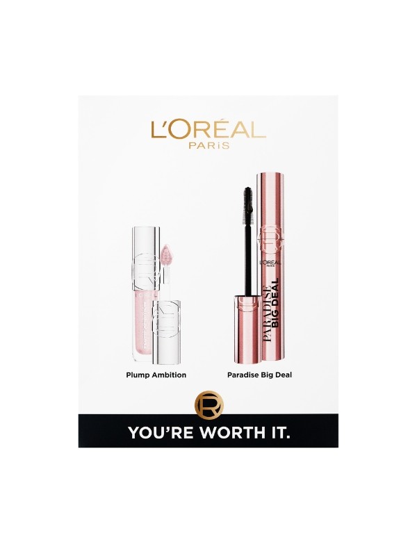 Szempillaspirál + ajakolaj karácsonyi ajándékszett L'ORÉAL PARIS 8499 Ft