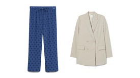 Pizsamanadrág MANGO 9995 FtZakó H&M 11995 Ft