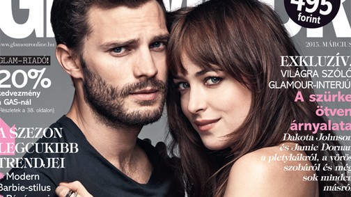 A GLAMOUR és A szürke ötven árnyalata - Címlapon a főszereplők