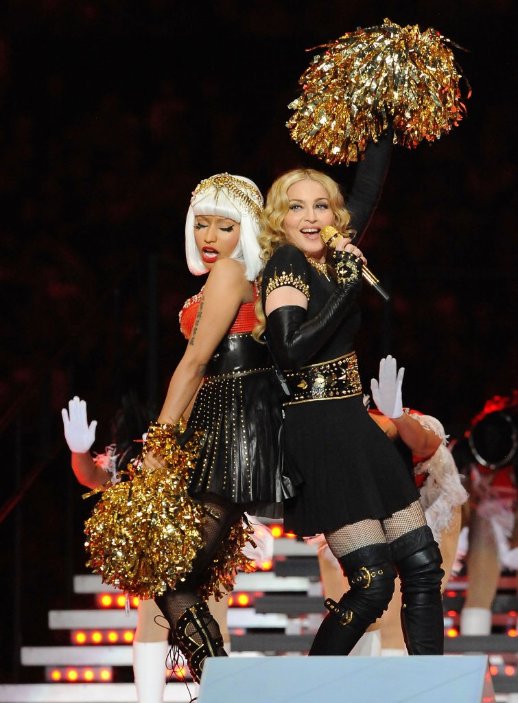 Nicki Minaj és Madonna, 2012 Super Bowl