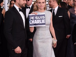 Diane Krüger a Golden Globe-on kampányol