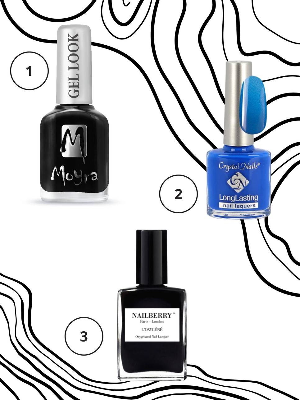 1. Gel Look körömlakk (Nina) MOYRA 655 Ft 2. Longlasting Körömlakk (2) CRYSTAL NAILS 740 Ft 3. Lélegző körömlakk (Black Berry) NAILBERRY 7990 Ft