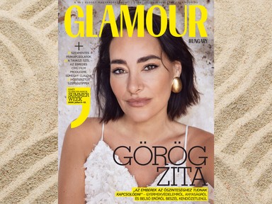 Görög Zitával a címlapon megjelent a legváltozatosabb nyári olvasmányod, a GLAMOUR július-augusztusi lapszáma