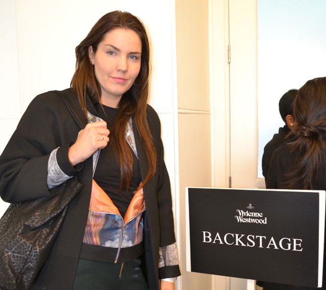 Szépségszerkesztőnk, Réka, a backstage előtt