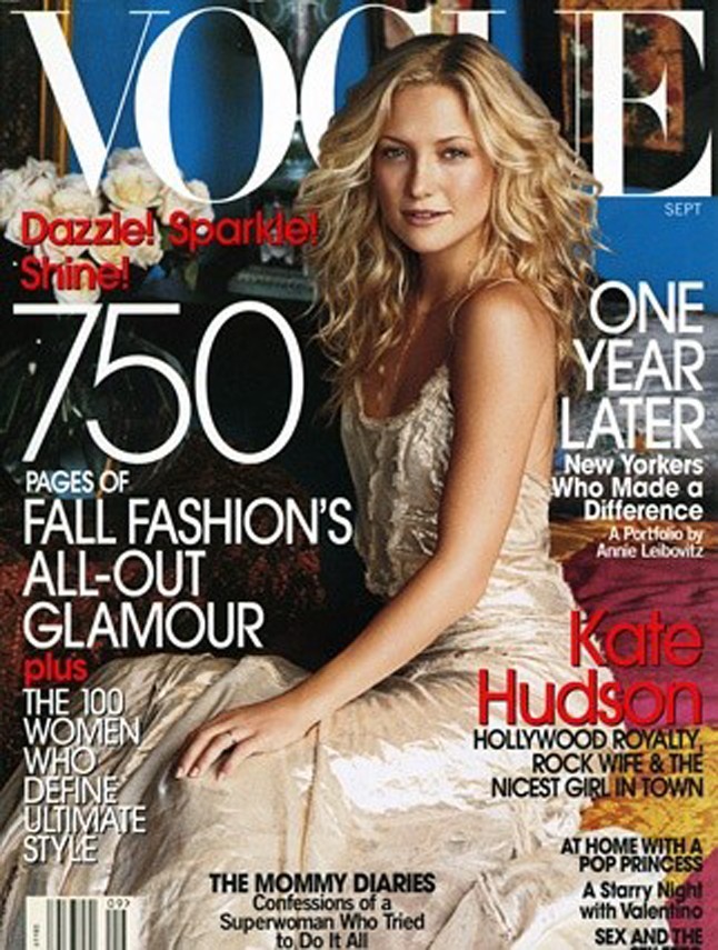 Egy a mindenki által áhított szeptemberi Vogue címlapok közül.