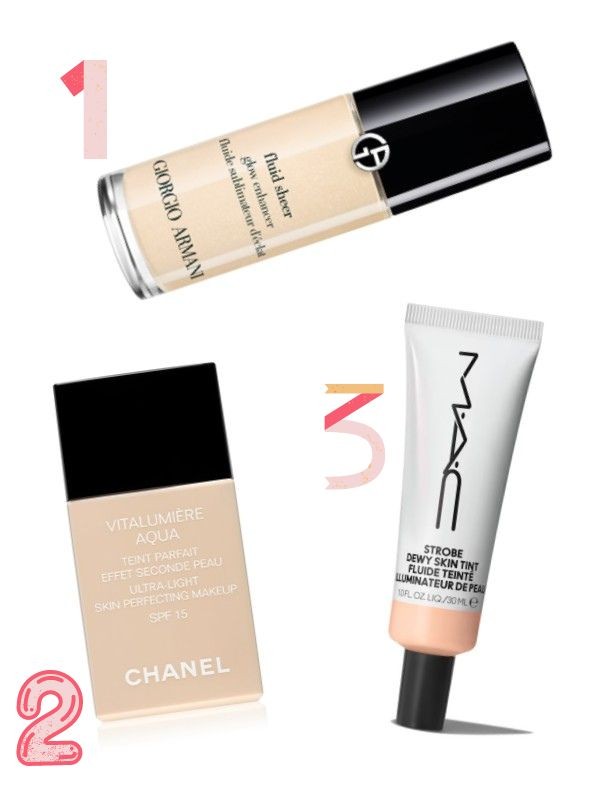 1. Fluid Sheer Glow Enhancer alapozó (01) GIORGIO ARMANI 17 790 Ft 2. Vitalumiére Aqua alapozó (Beige) CHANEL - chanel.com 3. Strobe Dewy Skin Tint alapozó (Light) MAC 14 200 Ft