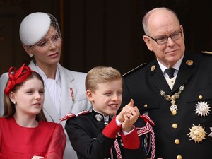 Álomszép portré készült II. Albert herceg ikreiről, mintha egy mesekönyvből lépett volna ki Jacques herceg és Gabriella hercegnő