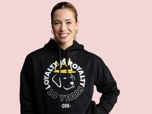 Ez egy csodálatos pulóver, vakvezető kutyákat képeznek a segítségével