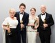 A legjobb színészek 2015-ben: Patricia Arquette (Sráckor), Eddie Redmayne (A mindenség elmélete), Julianne Moore (Still Alice), J. K. Simmons (Whiplash).